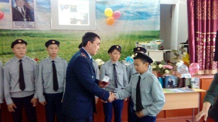 "Полицияның жас көмекшілерін" салтанатты қабылдауы өтті