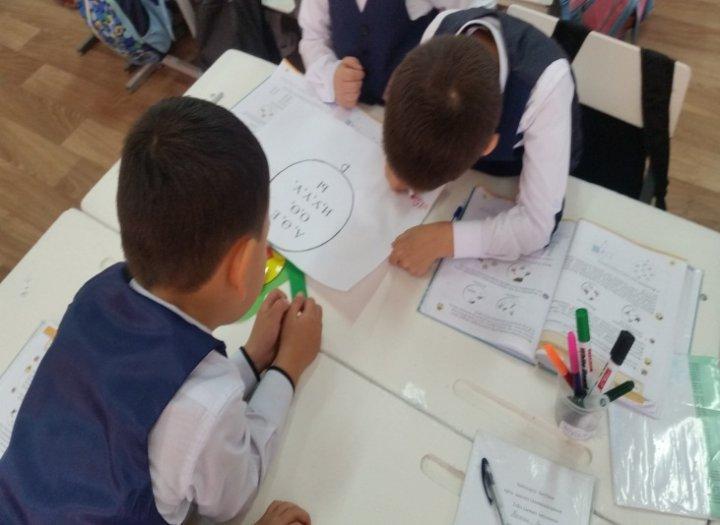 Жиынды және оның элементтерін белгілеу